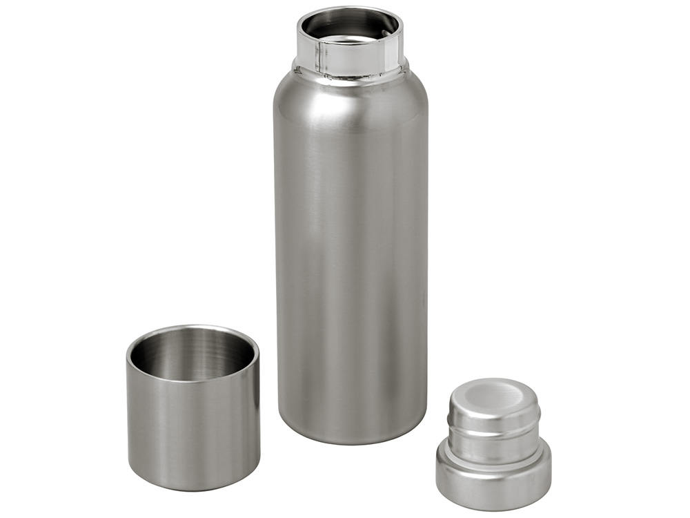 Вакуумный термос c магнитной крышкой Magne, 500 мл, серебристый