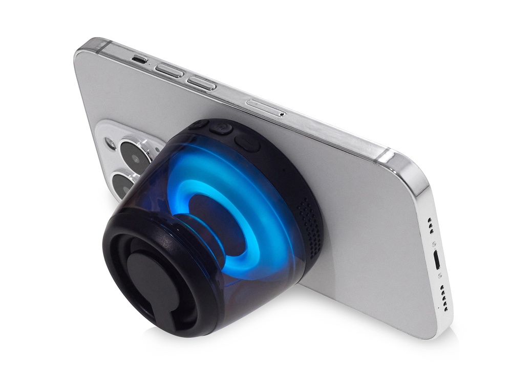 Магнитная беспроводная колонка MagMelo, 5 Вт с логотипом  | Print Logo