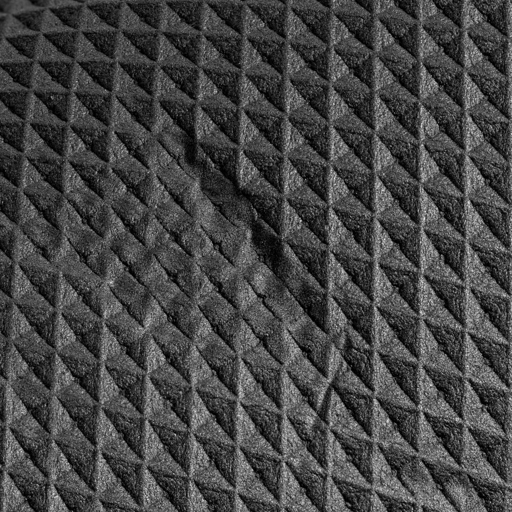 Коврик для йоги и фитнеса с лентой Anga, графит — пример нанесения логотипа () | Print Logo