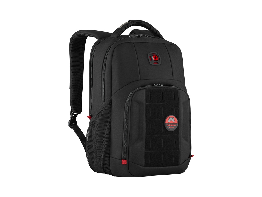Рюкзак WENGER PlayerMode 15.6, чёрный, 100% полиэстер, 30х23х46 см, 20 л