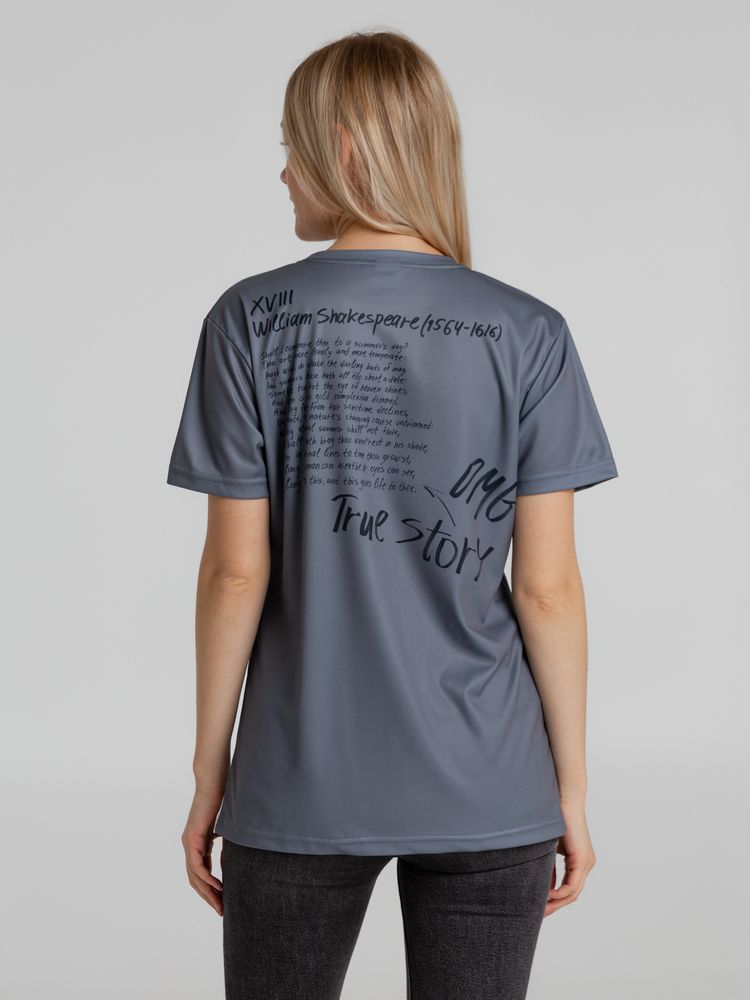 Футболка Run Away — пример нанесения логотипа (Соль) | Print Logo