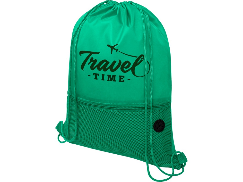 Сетчатый рюкзак со шнурком Oriole, зеленый