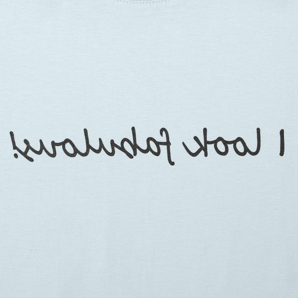 Футболка женская I Look Fabulous — пример нанесения логотипа (Ловец слов) | Print Logo