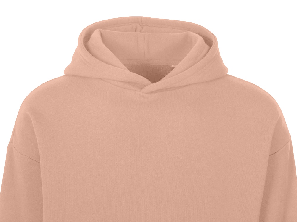 Толстовка с капюшоном оверсайз Berlin унисекс, лосось