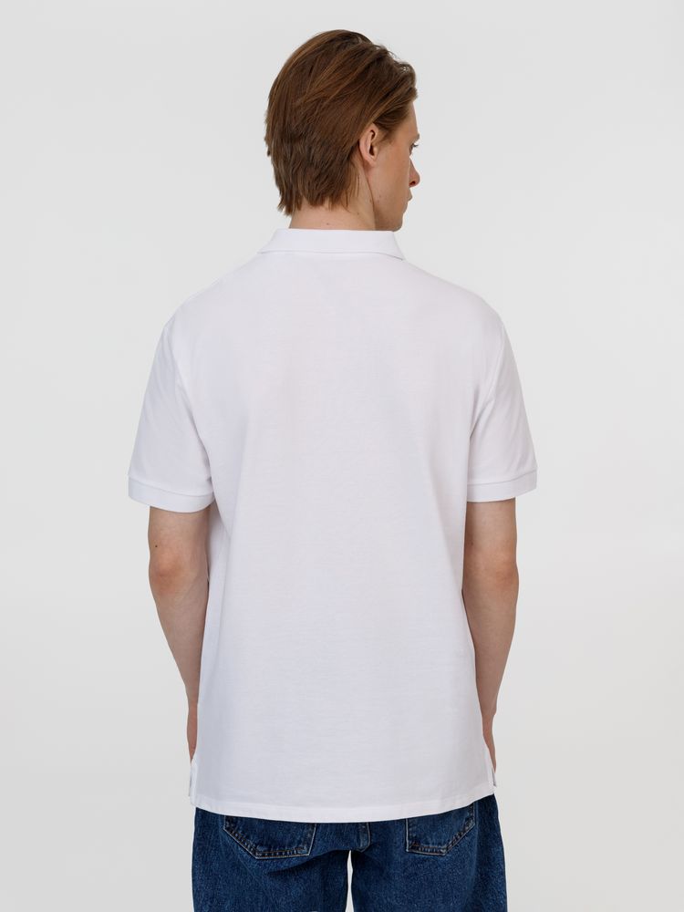 Рубашка поло унисекс Pacific, белая, размер 5XL