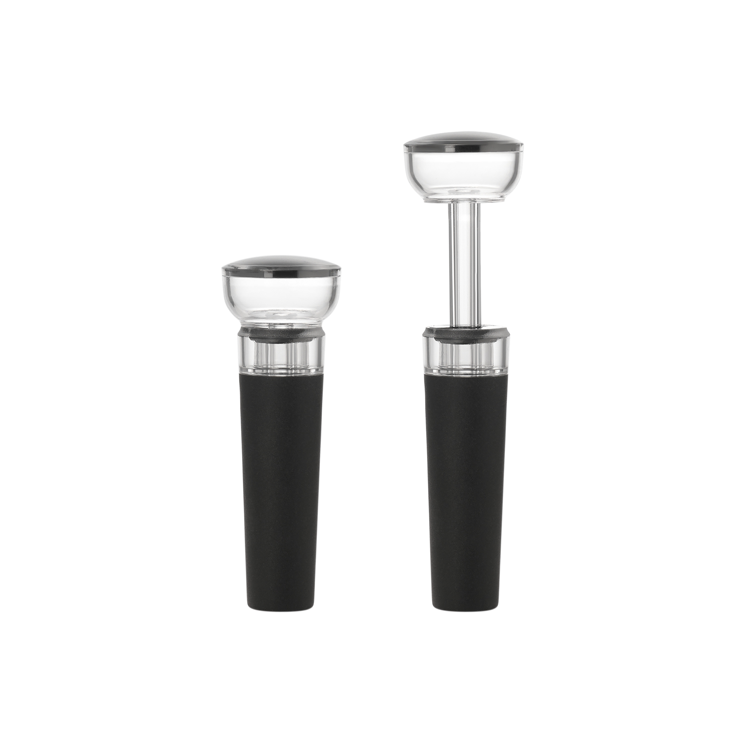 Набор для вина с электрическим штопором Сакраменто (Sacramento), черный