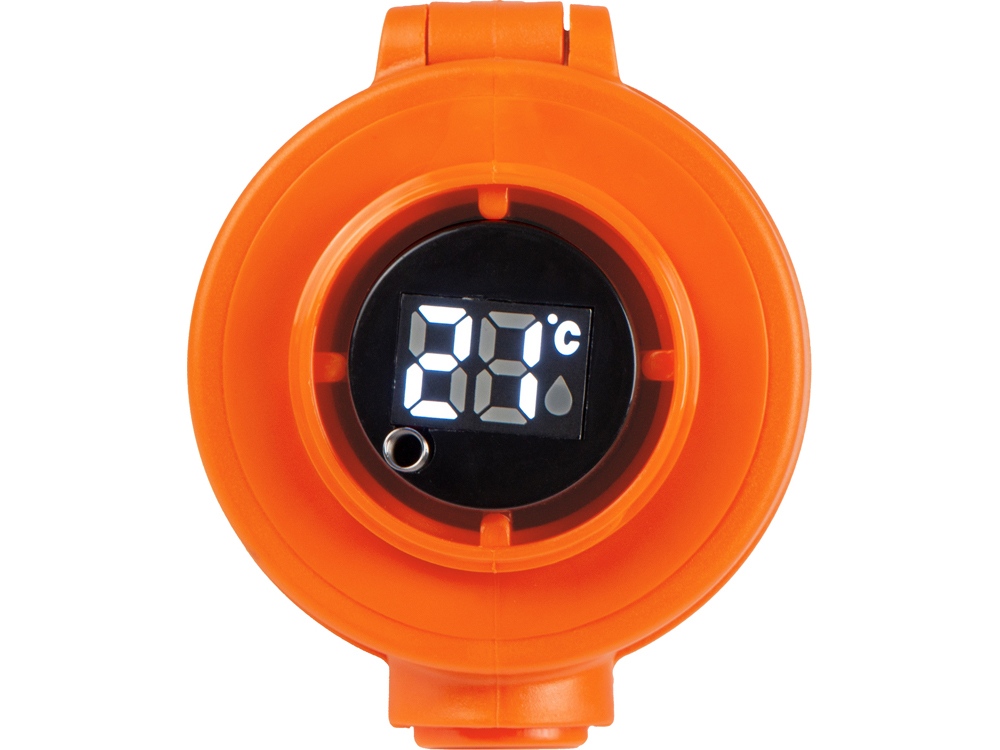 Вакуумная термокружка Waterline с медной изоляцией Bravo, 400 мл, тубус, оранжевый