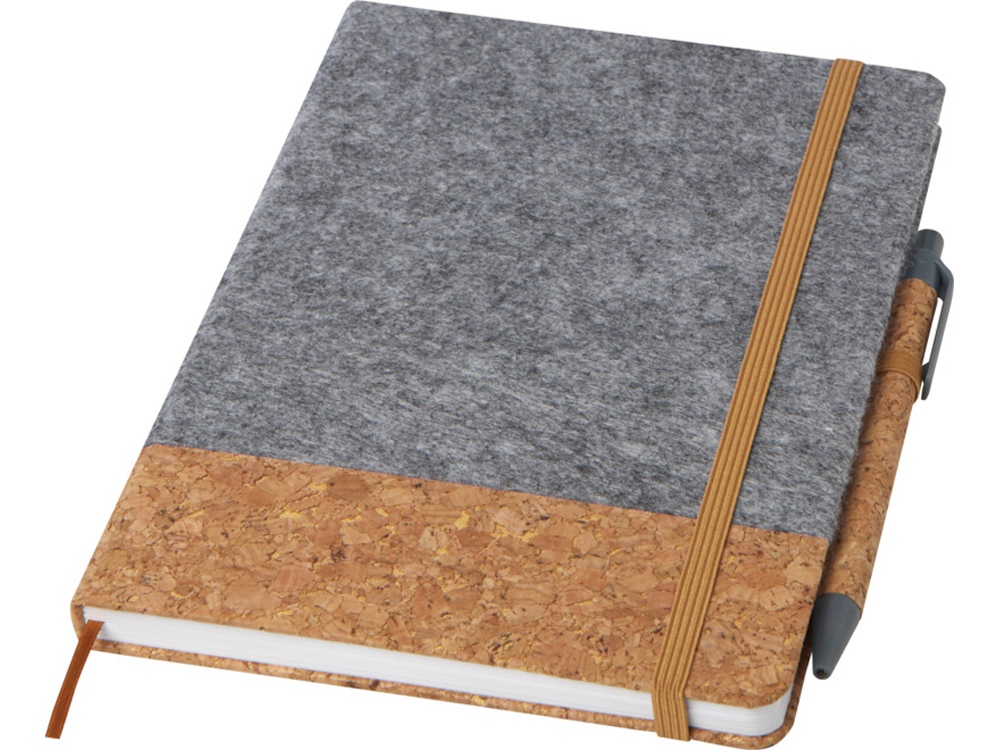 Блокнот A5 в твердой обложке Veronica с логотипом  | Print Logo