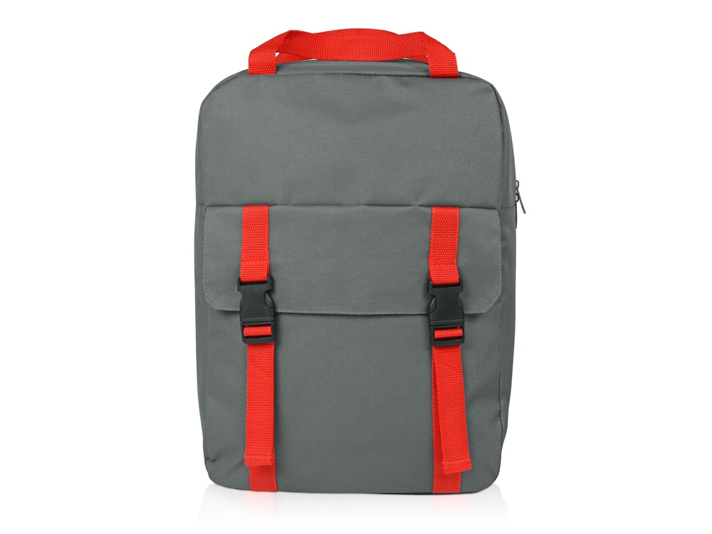 Рюкзак Lock, серый/красный
