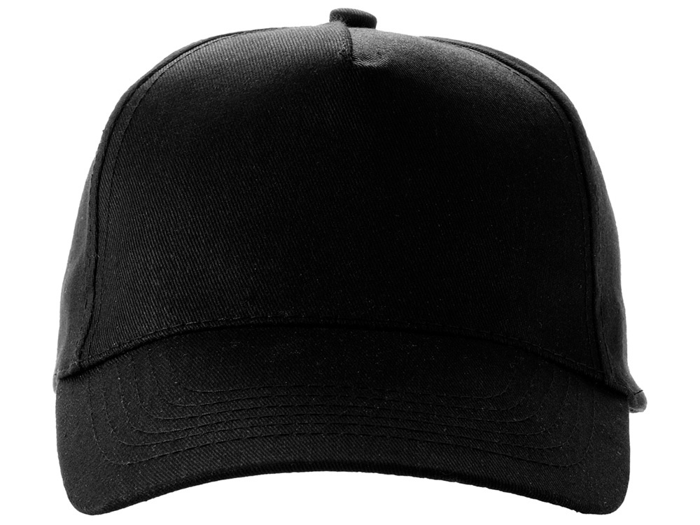 Бейсболка Brunswick, 5 панелей, черный