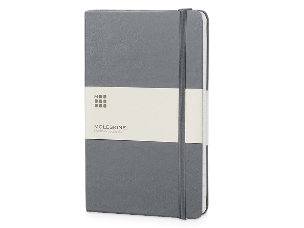 Записная книжка А5 (Large) Classic (в линейку) с логотипом Moleskine | Print Logo