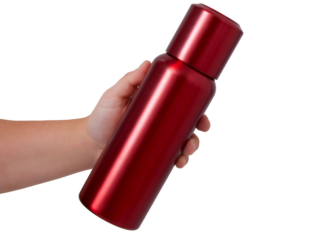 Вакуумный термос c магнитной крышкой Magne, 500 мл, красный