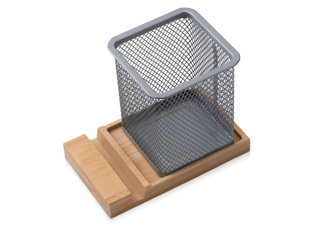 Подставка для ручек и телефона Fika с логотипом  | Print Logo