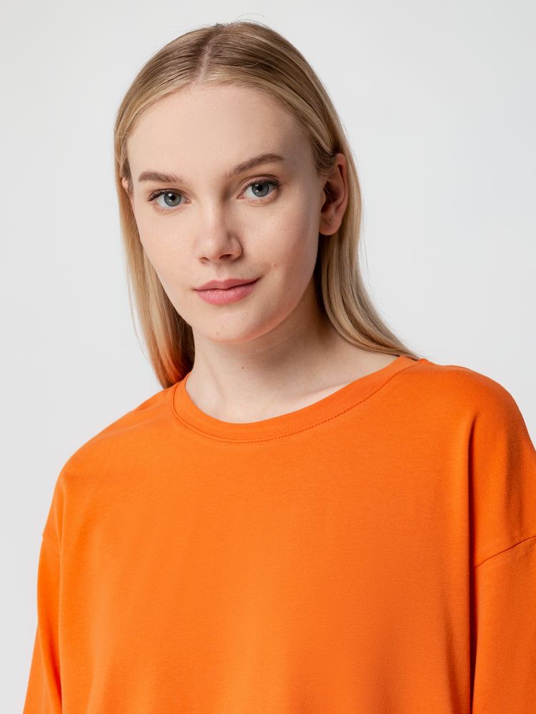 Футболка унисекс оверсайз Street Vibes, оранжевая, размер M/L