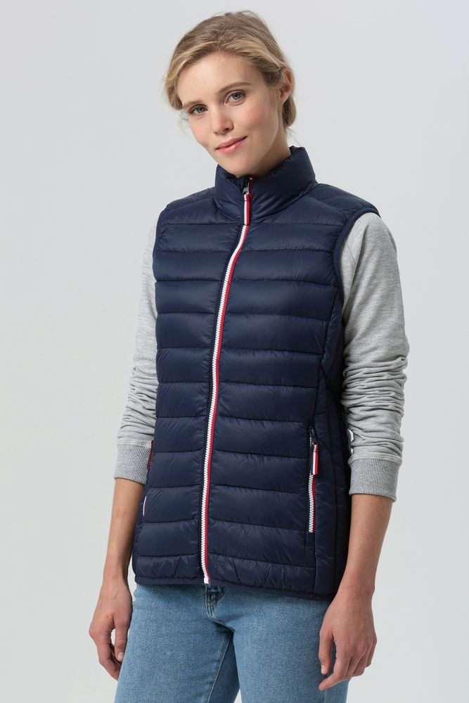 Жилет женский Victoire BW Women с логотипом Sol's | Print Logo