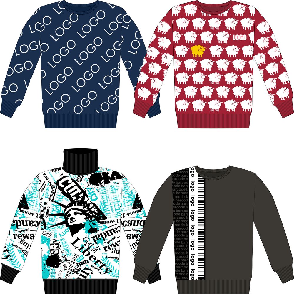 Свитер на заказ Tricksy Net с логотипом  | Print Logo