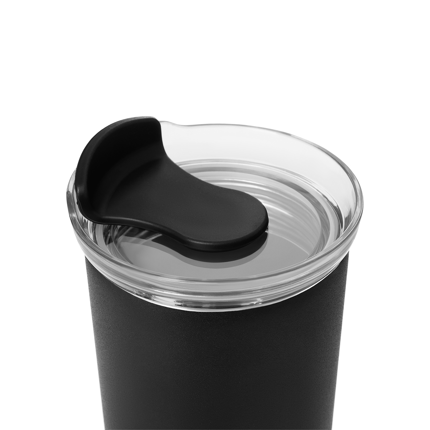 Термокружка вакуумная Страда (Strada), серая — пример нанесения логотипа (Portobello Термокружки) | Print Logo