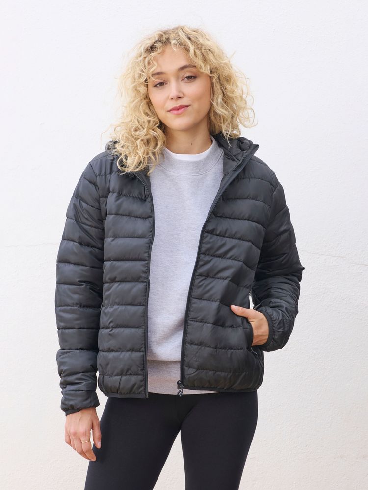 Куртка с капюшоном женская Stream Women фото на сайте Print Logo.