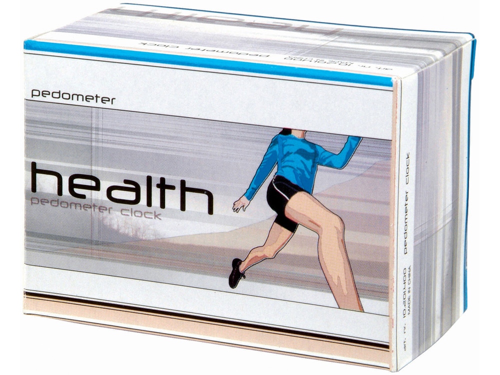 Шагомер, синий