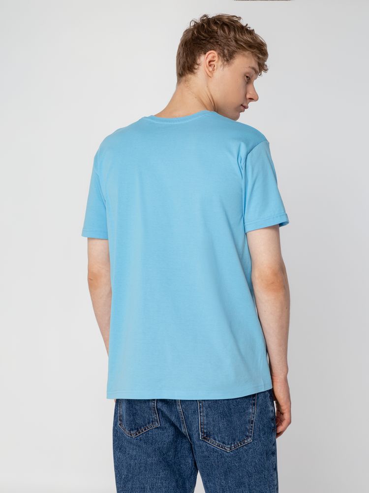 Футболка унисекс T-bolka 160, голубая, размер M
