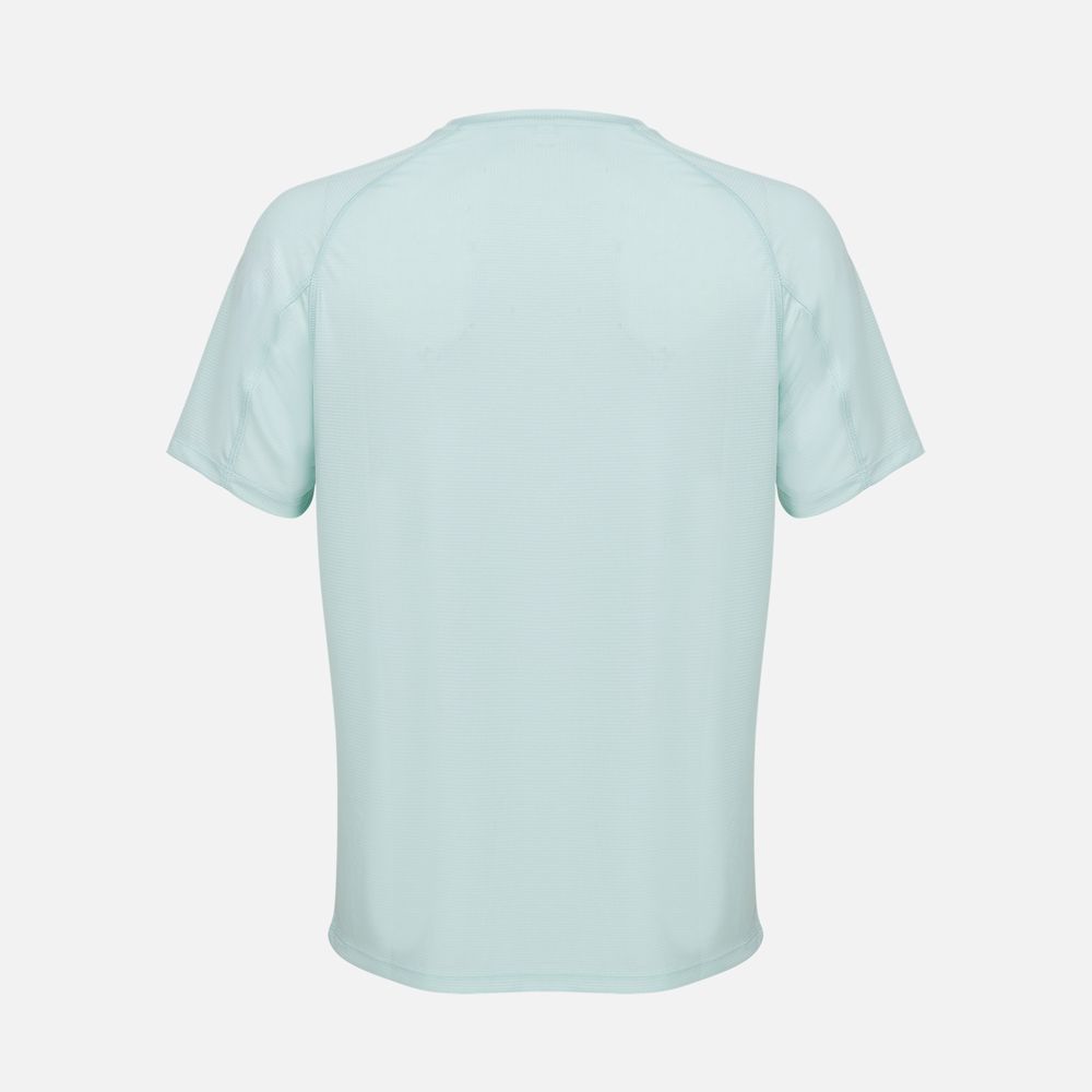 Футболка спортивная унисекс Vortex, зелено-голубая, размер XS