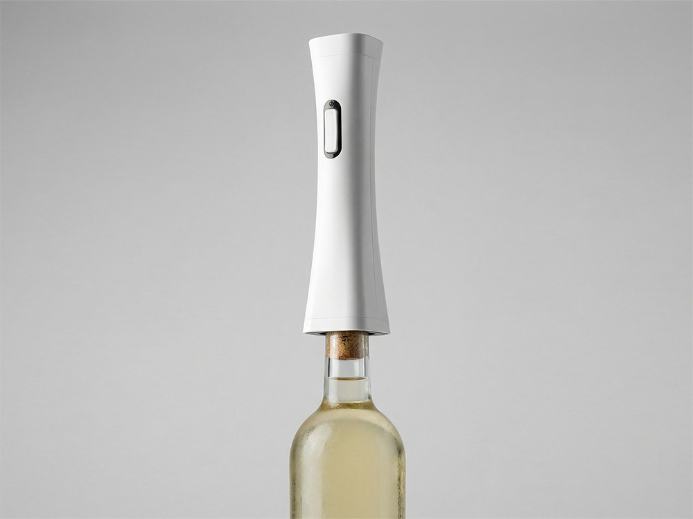 Электрический штопор для винных бутылок Turbo с логотипом Master of Wine | Print Logo