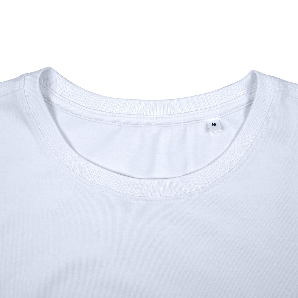 Футболка женская T-bolka Stretch Lady, белая (холодный оттенок), размер S