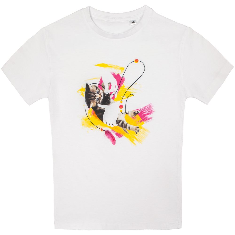 Футболка детская «Обними кота» фото на сайте Print Logo.