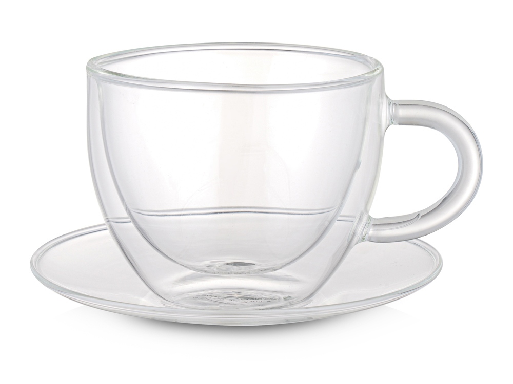 Чайная пара с двойными стенками Rio с логотипом Eat&Bite Select | Print Logo