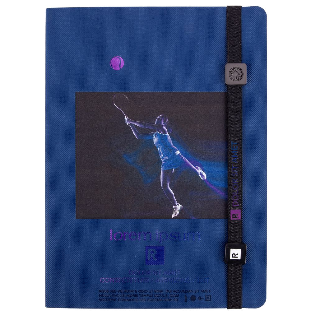 Квадратный шильдик на резинку Direct