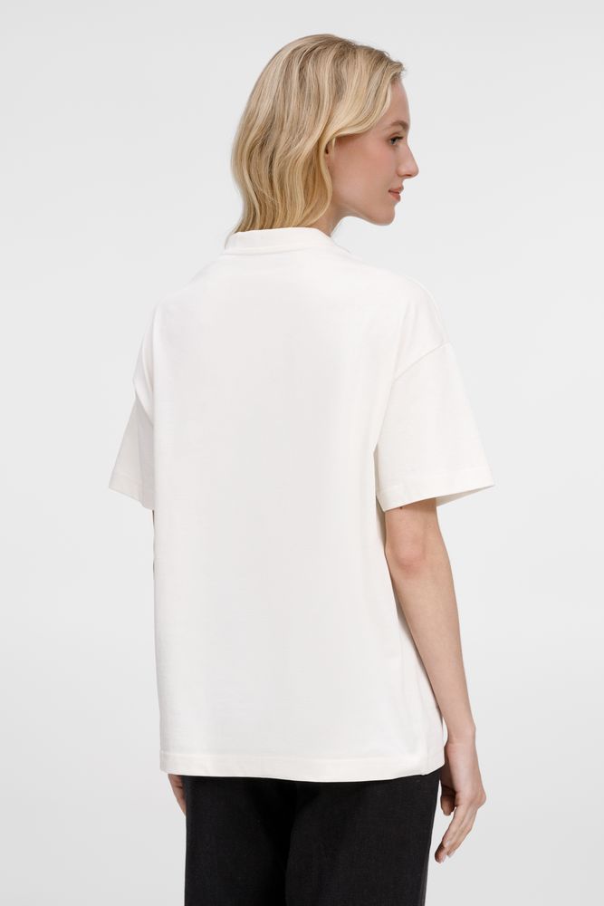 Футболка оверсайз унисекс Sinkopa, молочно-белая, размер XL/XXL