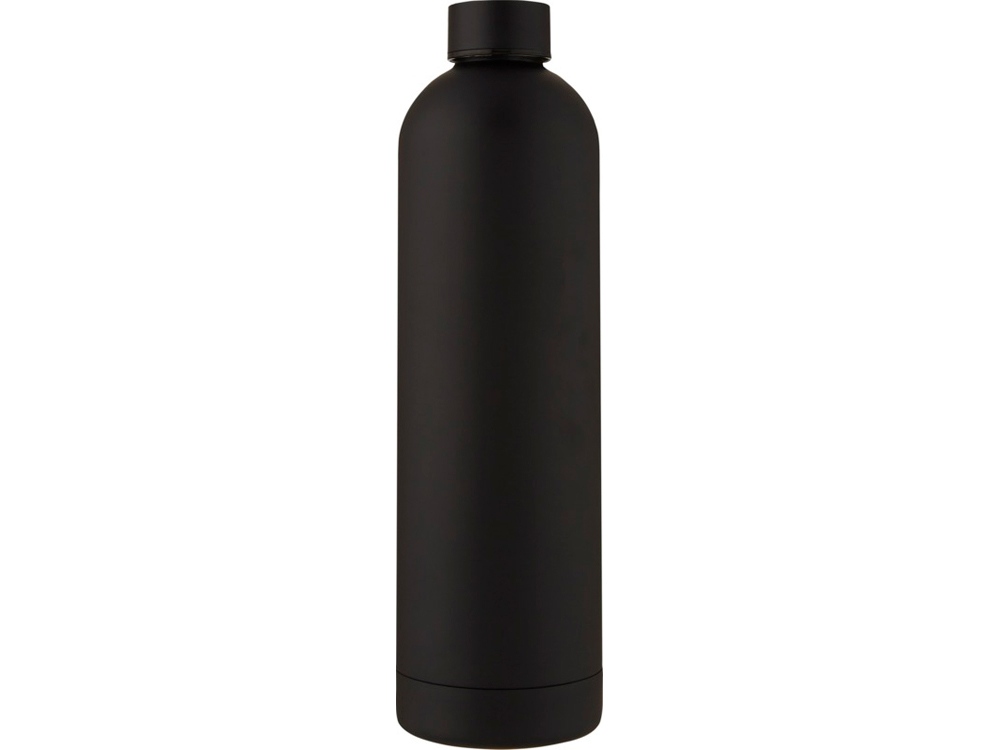 Spring Медная спортивная бутылка объемом 1 л с вакуумной изоляцией , черный