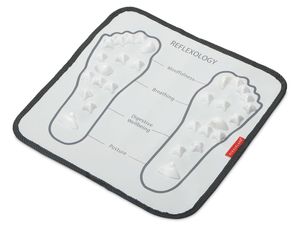 Массажный коврик для ног Relax — пример нанесения логотипа (Kikkerland) | Print Logo