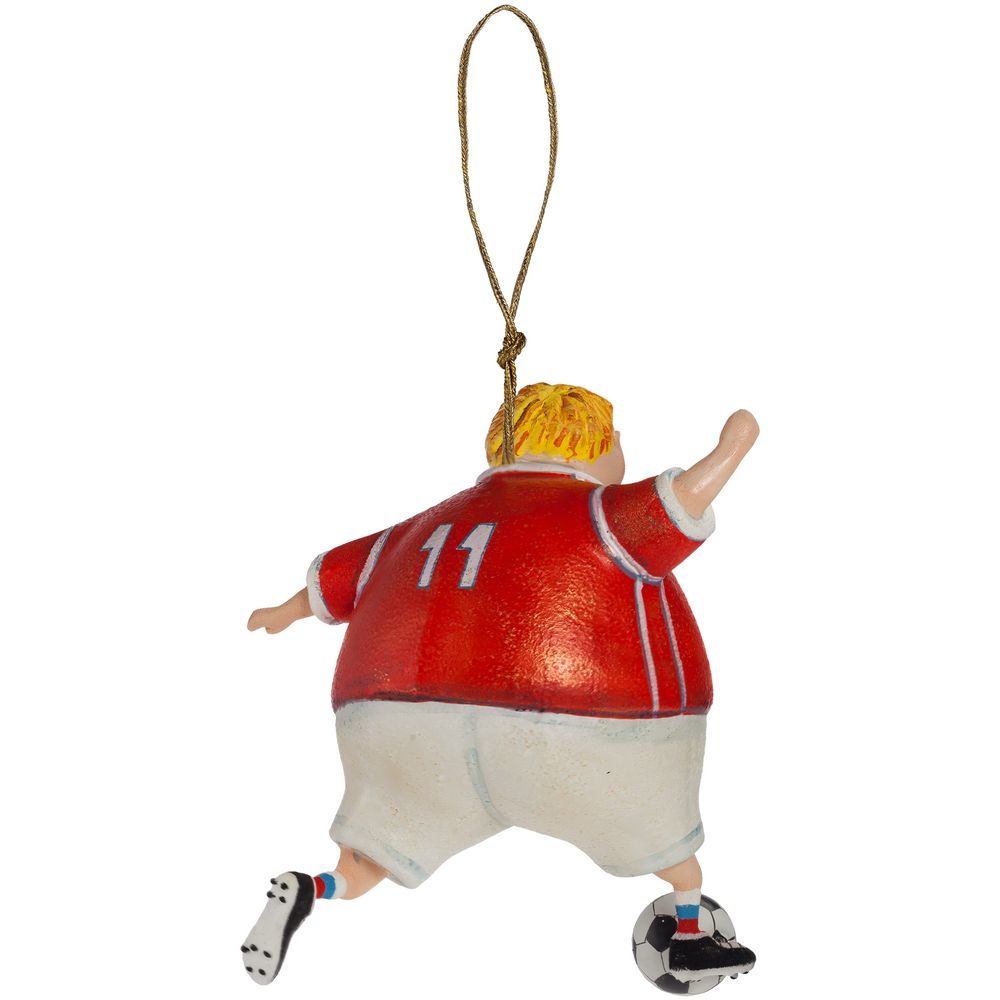 Набор из 5 елочных игрушек Sports Collection — пример нанесения логотипа (Ima Naroditskaya) | Print Logo