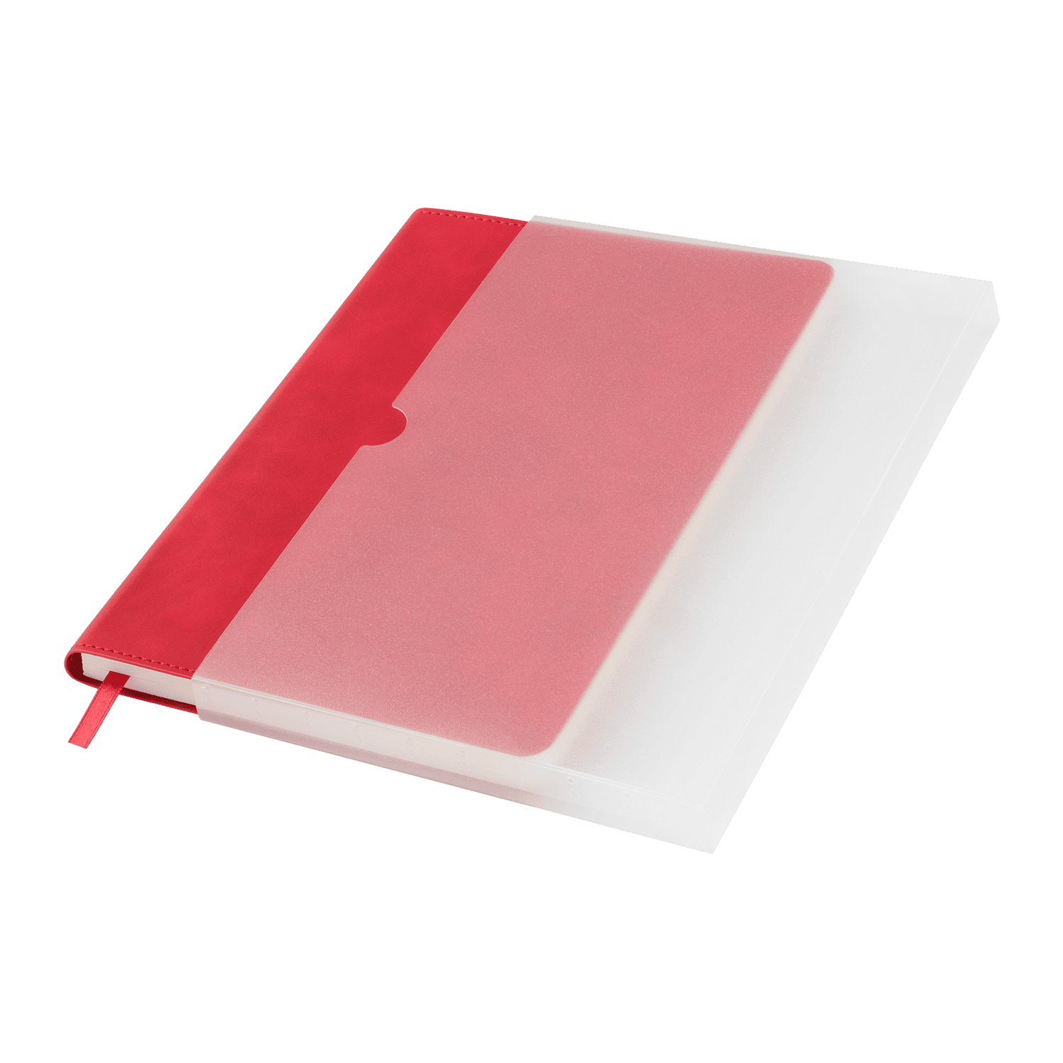 Ежедневник Верона (Verona) недатированный, красный