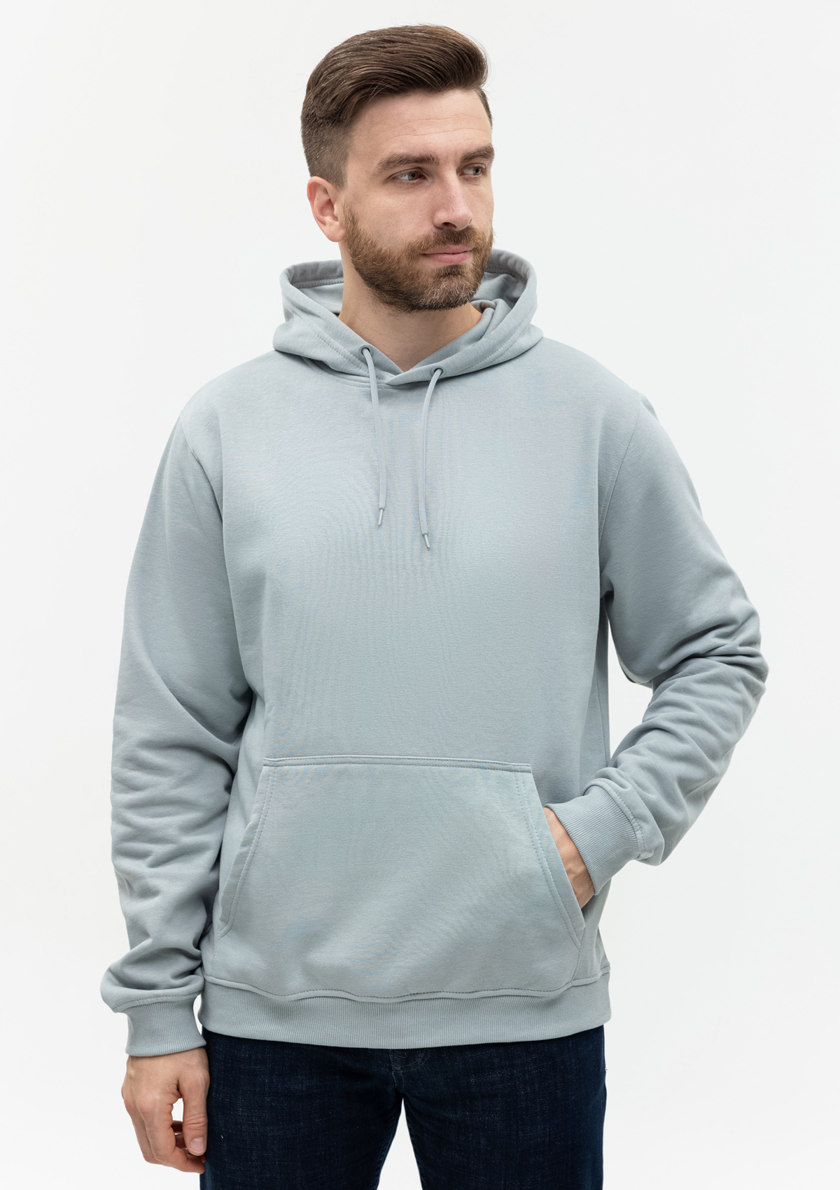 Худи унисекс STAN футер с начёсом 260, 20, Серый,  (201)  (56/XXXL)