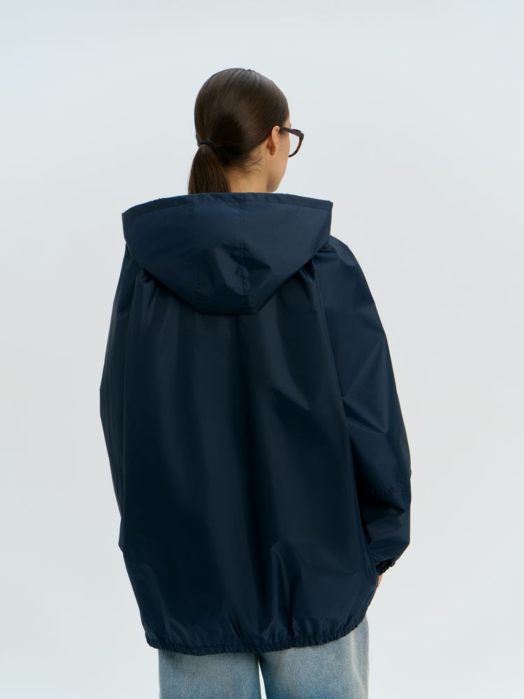 Дождевик-анорак Alatau, укороченный, синий