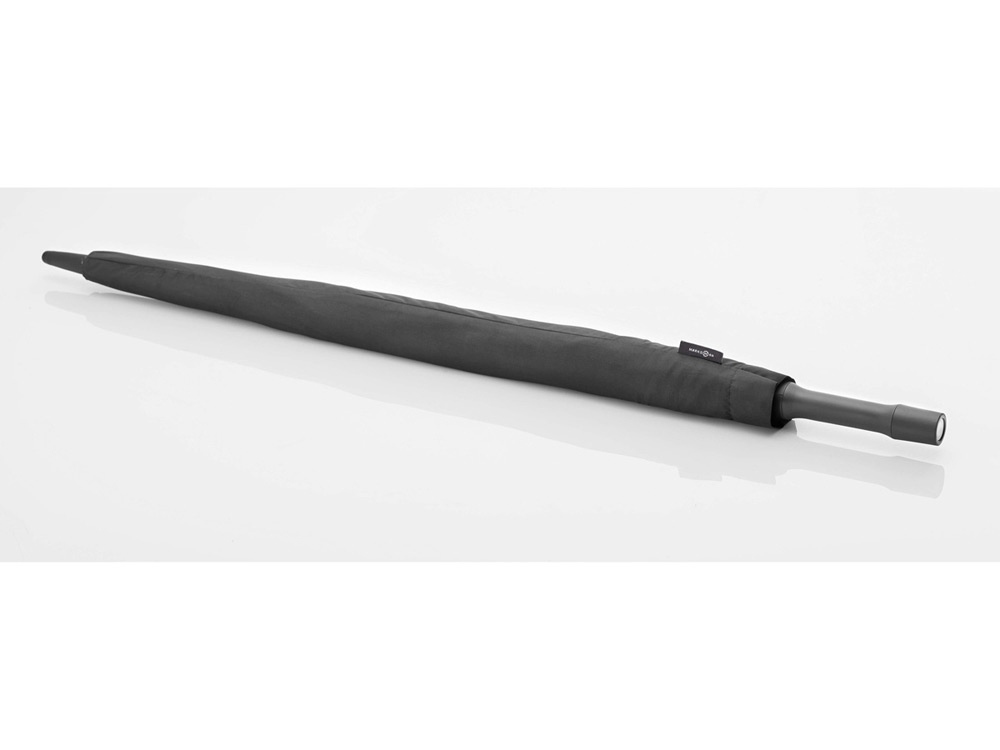 Зонт-трость Rosari, полуавтомат 27, черный/бронзовый