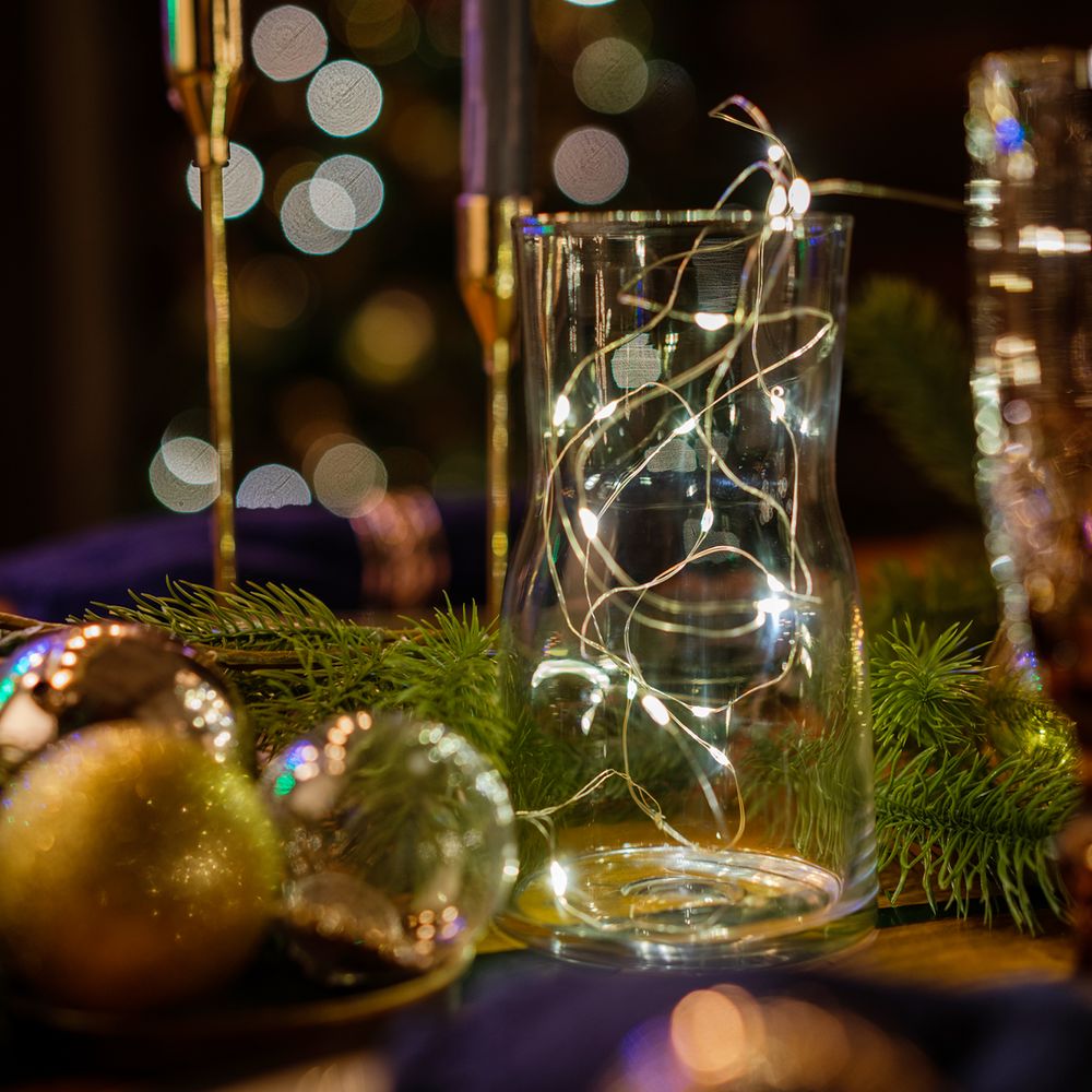 Гирлянда Pixies — пример нанесения логотипа () | Print Logo