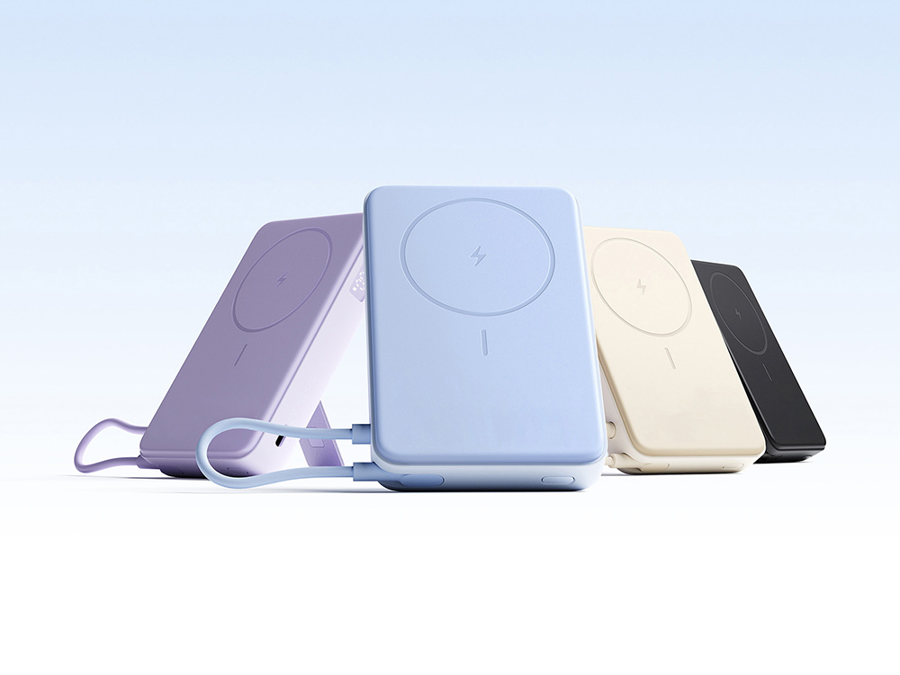 Внешний аккумулятор Xiaomi Magnetic Power Bank 10000 with Built-in Stand Purple