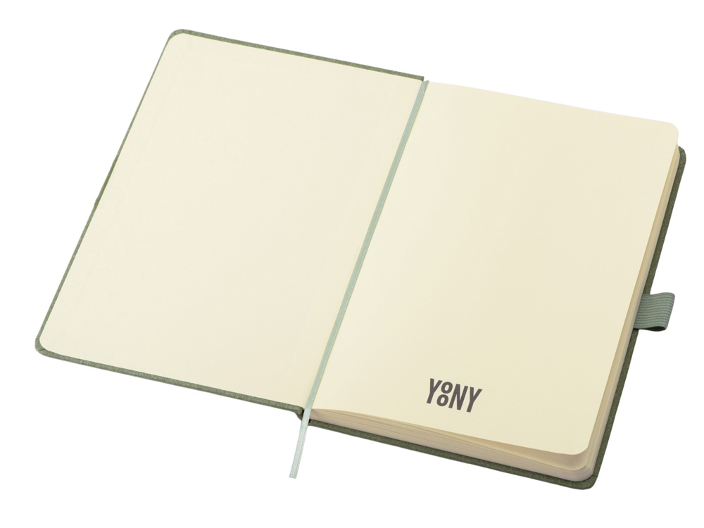 Блокнот А5 Snow Hard твердая обложка, 80 листов 70 гр/м2, зеленый