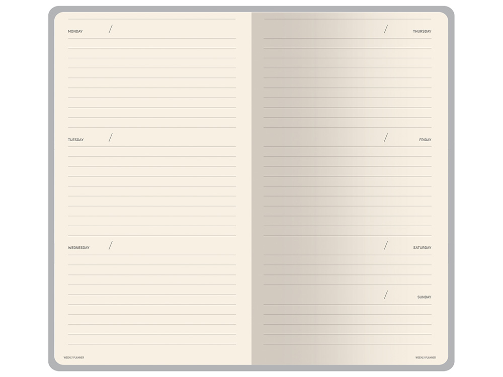 Еженедельник недатированный А6 Zefirс нашивкой, сиреневый