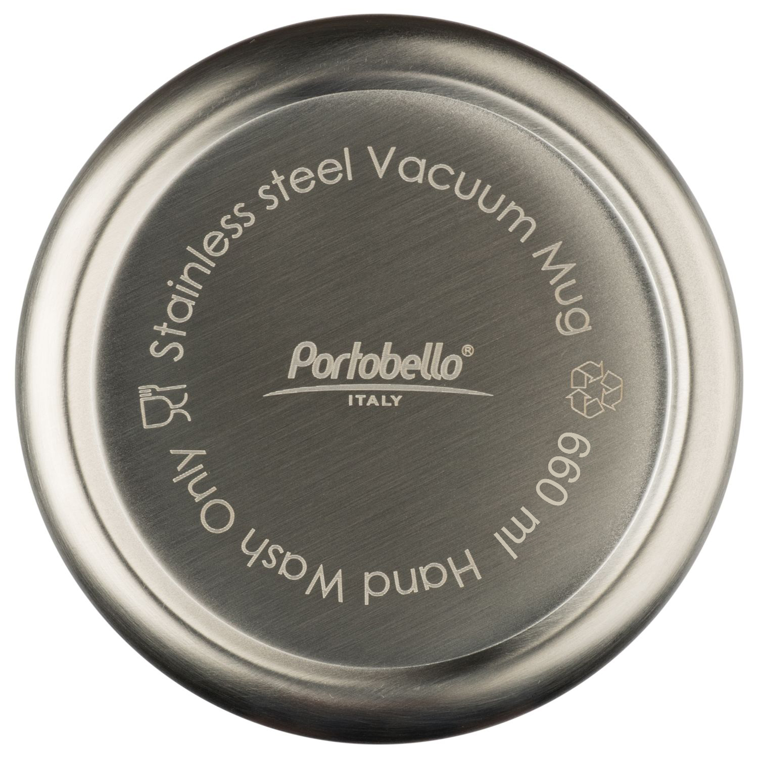 Термокружка вакуумная Crown, черная — пример нанесения логотипа (Portobello Термокружки) | Print Logo