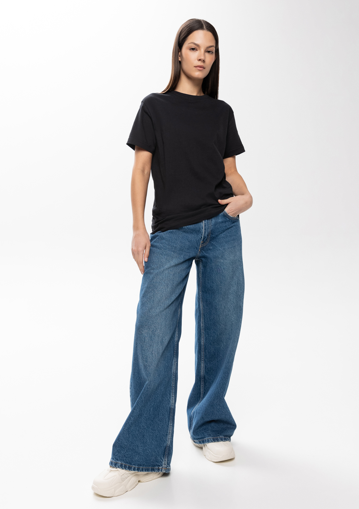 Футболка унисекс без бокового шва STAN хлопок 160, 02, Чёрный,  (20)  (52/XL)