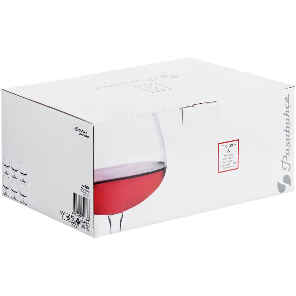 Набор из 6 бокалов для коньяка Charente фото на сайте Print Logo.