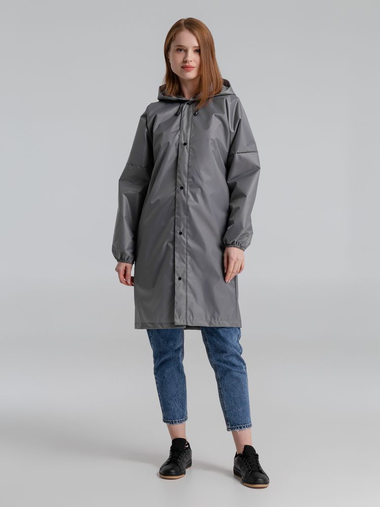 Дождевик со светоотражающими элементами Rainman Blink, серый, размер S