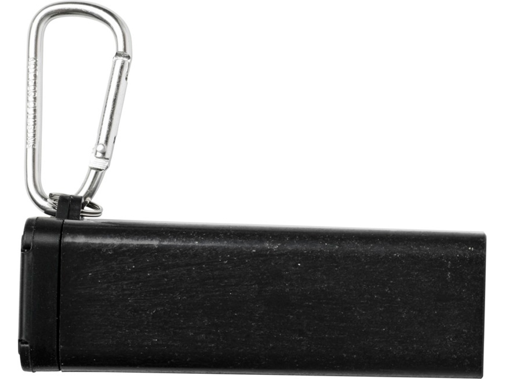 Набор столовых приборов Galen из пшеничной соломы с держателем для мобильного телефона, черный