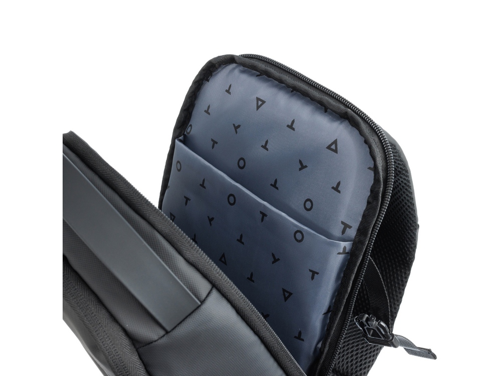 Рюкзак на одно плечо TORBER ЭКСТРИМ, чёрный, 20 х 8 х 31 см, 5л