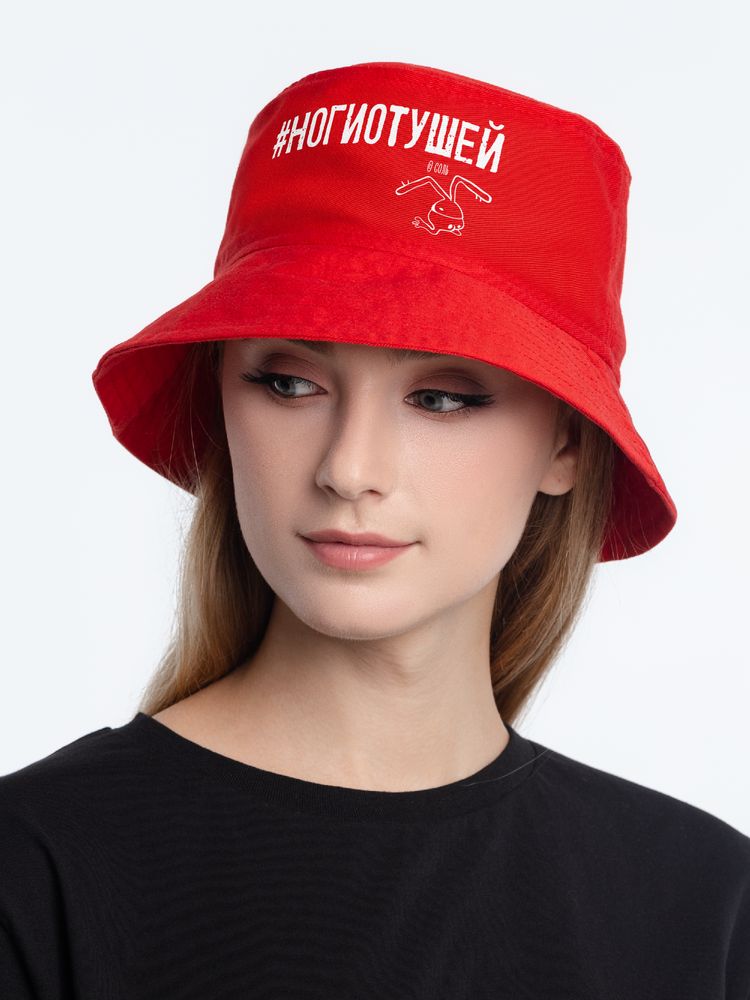 Панама «Ногиотушей» — пример нанесения логотипа (Соль) | Print Logo