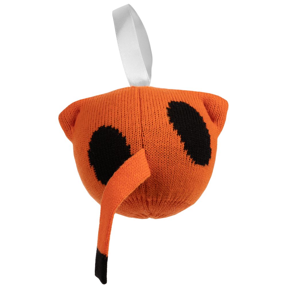 Елочный шар «Кот с рыбкой» — пример нанесения логотипа (сделано в России) | Print Logo